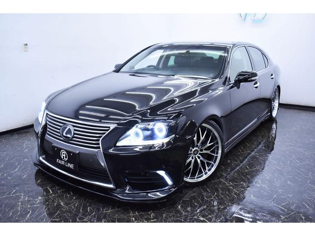 LS460 黒革・後期仕様・特別1年保証付車・走行無制限・新品フルエアロ・新品ホイール・新品タイヤ・4連イカリングBLACKライト・クリアランスS・音楽録音・DVD再生・Bluetooth・レーダー・クルコン(6枚目)