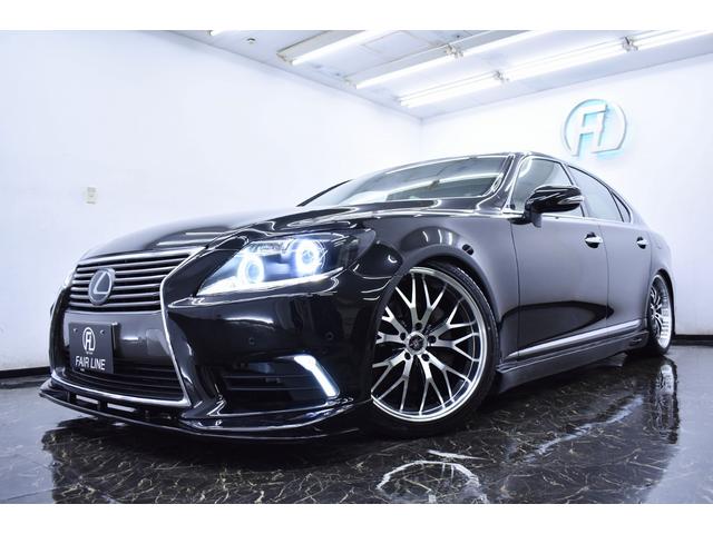 LS460 黒革・後期仕様・特別1年保証付車・走行無制限・新品フルエアロ・新品ホイール・新品タイヤ・4連イカリングBLACKライト・クリアランスS・音楽録音・DVD再生・Bluetooth・レーダー・クルコン(7枚目)