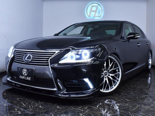 LS460 黒革・後期仕様・特別1年保証付車・走行無制限・新品フルエアロ・新品ホイール・新品タイヤ・4連イカリングBLACKライト・クリアランスS・音楽録音・DVD再生・Bluetooth・レーダー・クルコン(45枚目)
