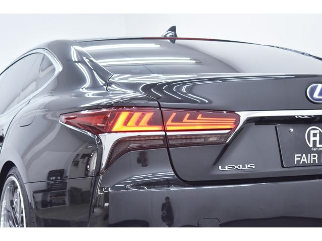 ＬＳ５００ｈ　Ｉパッケージ　黒本革・新品モデリスタエアロ・特別１年保証付・走行無制限・ＬＥＸＵＳセーフティシステム＋Ａ・三眼フルＬＥＤヘッドライト・パワートランク・アラウンドビューモニター・パドルシフト・記録簿(20枚目)