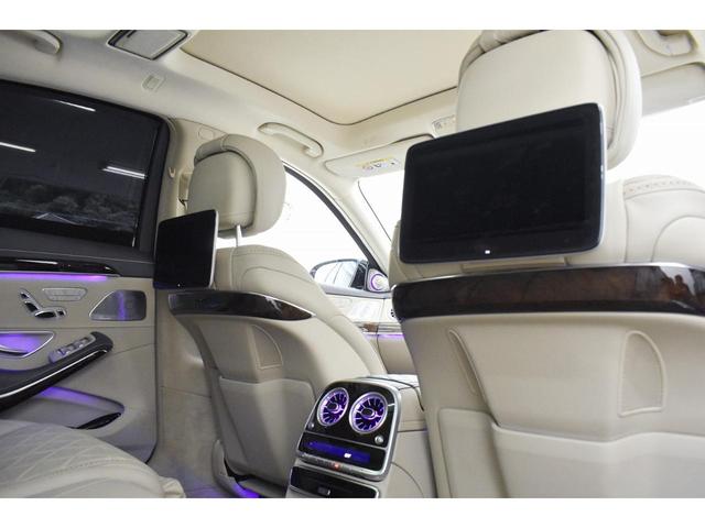 Ｓクラス Ｓ５６０ロング　ＡＭＧライン　ショーファーＰＫＧ・ｄｅｓｉｇｎｏスタイルＰＫＧ・ＡＭＧライン・パノラマＳＲ・リアエンターテイメントＳ・【Ｒｏｌｆ　Ｈａｒｔｇｅ】２１ｉｎ・ＦＲスポイラー・アンビエント連動ルーバー＆３Ｄツイーター（29枚目）