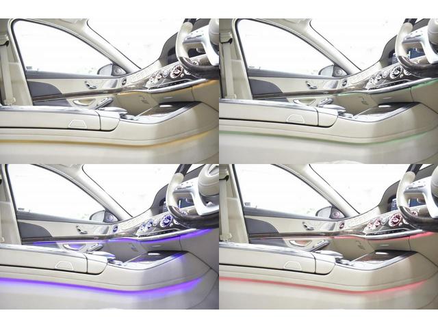 Ｓクラス Ｓ５６０ロング　ＡＭＧライン　ショーファーＰＫＧ・ｄｅｓｉｇｎｏスタイルＰＫＧ・ＡＭＧライン・パノラマＳＲ・リアエンターテイメントＳ・【Ｒｏｌｆ　Ｈａｒｔｇｅ】２１ｉｎ・ＦＲスポイラー・アンビエント連動ルーバー＆３Ｄツイーター（42枚目）