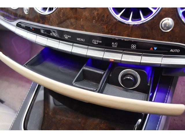 Ｓクラス Ｓ５６０ロング　ＡＭＧライン　ショーファーＰＫＧ・ｄｅｓｉｇｎｏスタイルＰＫＧ・ＡＭＧライン・パノラマＳＲ・リアエンターテイメントＳ・【Ｒｏｌｆ　Ｈａｒｔｇｅ】２１ｉｎ・ＦＲスポイラー・アンビエント連動ルーバー＆３Ｄツイーター（50枚目）