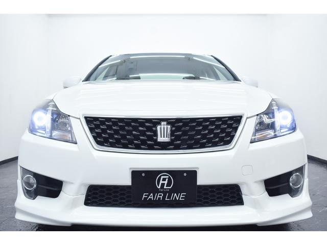クラウン アスリート　スペシャルナビパッケージ　後期・新品エアロ・新品アルミホイール・新品タイヤ・イカリングＢＬＡＣＫカスタムライト・特別１年保証・走行無制限・クルーズコントロール・音楽録音・ＤＶＤ再生・地デジ・Ｂｌｕｅｔｏｏｔｈ・ビルトインＥＴＣ（8枚目）