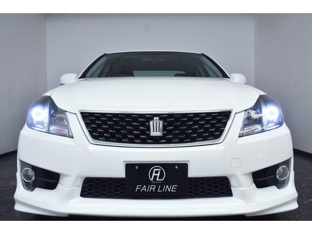 クラウン アスリート　スペシャルナビパッケージ　後期・新品エアロ・新品アルミホイール・新品タイヤ・イカリングＢＬＡＣＫカスタムライト・特別１年保証・走行無制限・クルーズコントロール・音楽録音・ＤＶＤ再生・地デジ・Ｂｌｕｅｔｏｏｔｈ・ビルトインＥＴＣ（9枚目）