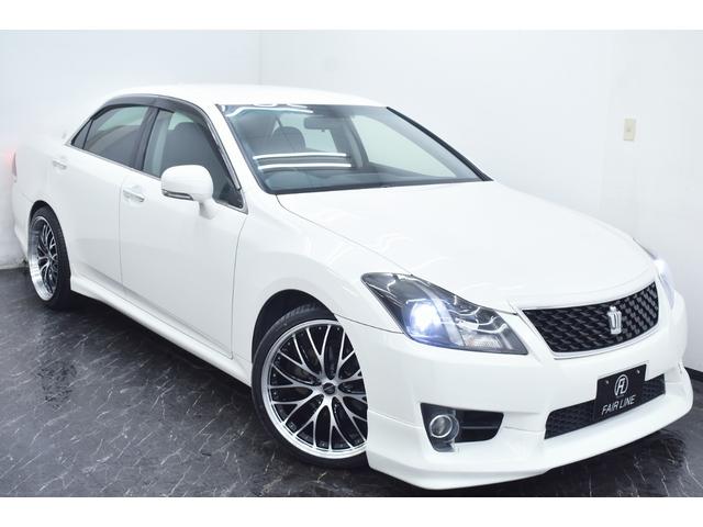 クラウン アスリート　スペシャルナビパッケージ　後期・新品エアロ・新品アルミホイール・新品タイヤ・イカリングＢＬＡＣＫカスタムライト・特別１年保証・走行無制限・クルーズコントロール・音楽録音・ＤＶＤ再生・地デジ・Ｂｌｕｅｔｏｏｔｈ・ビルトインＥＴＣ（12枚目）