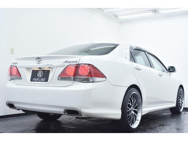 クラウン アスリート　スペシャルナビパッケージ　後期・新品エアロ・新品アルミホイール・新品タイヤ・イカリングＢＬＡＣＫカスタムライト・特別１年保証・走行無制限・クルーズコントロール・音楽録音・ＤＶＤ再生・地デジ・Ｂｌｕｅｔｏｏｔｈ・ビルトインＥＴＣ（18枚目）