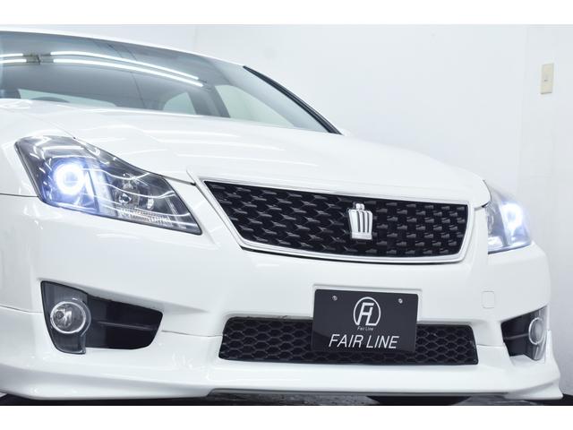 クラウン アスリート　スペシャルナビパッケージ　後期・新品エアロ・新品アルミホイール・新品タイヤ・イカリングＢＬＡＣＫカスタムライト・特別１年保証・走行無制限・クルーズコントロール・音楽録音・ＤＶＤ再生・地デジ・Ｂｌｕｅｔｏｏｔｈ・ビルトインＥＴＣ（29枚目）