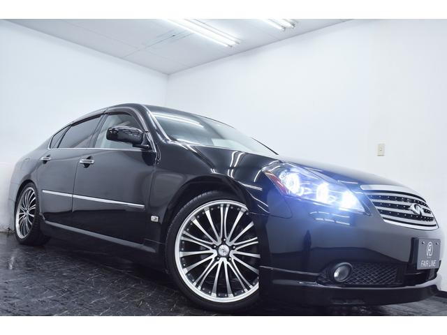 フーガ ３５０ＧＴ　黒革・社外エアロ・社外アルミホイール・ＬＯＷＳＴＹＬＥ・イカリングＢＬＡＣＫカスタムライト・ＢＬＡＣＫカスタムテール・ＩＮＦＩＮＩＴＩ・シートヒーター＆ベンチレーション・Ｂｌｕｅｔｏｏｔｈ接続（13枚目）