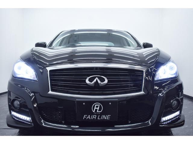 フーガ ２５０ＧＴ　Ａパッケージ　黒ハーフレザー・新品インパル仕様フルエアロ・新品アルミホイール＆タイヤ・ＩＮＦＩＮＩＴＩ・イカリングＢＬＡＣＫカスタムライト・特別１年保証・走行無制限・クルーズコントロール・地デジ・Ｂｌｕｅｔｏｏｔｈ（8枚目）