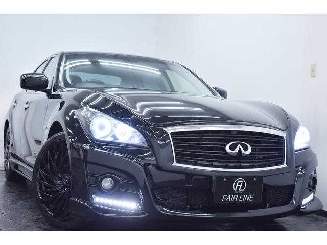 フーガ ２５０ＧＴ　Ａパッケージ　黒ハーフレザー・新品インパル仕様フルエアロ・新品アルミホイール＆タイヤ・ＩＮＦＩＮＩＴＩ・イカリングＢＬＡＣＫカスタムライト・特別１年保証・走行無制限・クルーズコントロール・地デジ・Ｂｌｕｅｔｏｏｔｈ（10枚目）