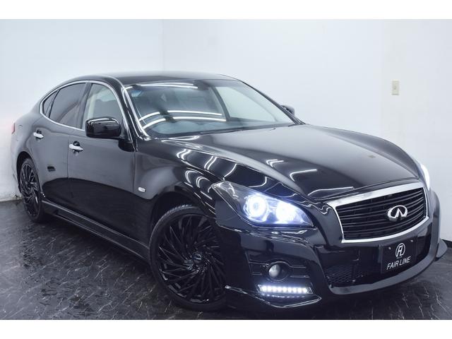 フーガ ２５０ＧＴ　Ａパッケージ　黒ハーフレザー・新品インパル仕様フルエアロ・新品アルミホイール＆タイヤ・ＩＮＦＩＮＩＴＩ・イカリングＢＬＡＣＫカスタムライト・特別１年保証・走行無制限・クルーズコントロール・地デジ・Ｂｌｕｅｔｏｏｔｈ（11枚目）