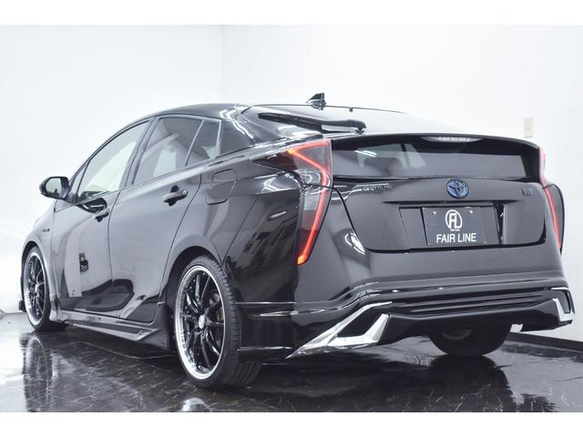 プリウス Ｓ　モデリスタ仕様フルエアロ・新品アルミホイール・新品タイヤ・ＢＬＡＣＫカスタムライト・ＢＬＡＣＫカスタムテール・新品ウッドコンビステアリング・特別１年保証・走行無制限・地デジ・Ｂｌｕｅｔｏｏｔｈ・記録簿（12枚目）