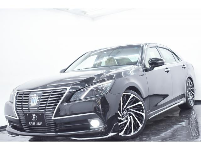 クラウンハイブリッド ロイヤルサルーン 新品モデリスタ仕様フルエアロ・新品アルミホイール・新品タイヤ・BLACKカスタムライト・BLACKカスタムテール・特別1年保証・走行無制限・レーダークルーズ・DVD再生・地デジ・Bluetooth接続(5枚目)