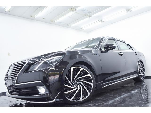 クラウンハイブリッド ロイヤルサルーン 新品モデリスタ仕様フルエアロ・新品アルミホイール・新品タイヤ・BLACKカスタムライト・BLACKカスタムテール・特別1年保証・走行無制限・レーダークルーズ・DVD再生・地デジ・Bluetooth接続(7枚目)