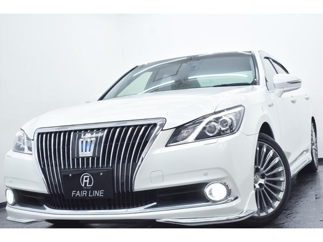 クラウンマジェスタ Fバージョン 黒革・新品モデリスタ仕様フルエアロ・純正OP18inアルミホイール・特別1年保証・走行無制限・レーダークルーズ・クリアランスソナー・オートハイビーム・音楽録音・DVD再生・地デジ・Bluetooth(4枚目)