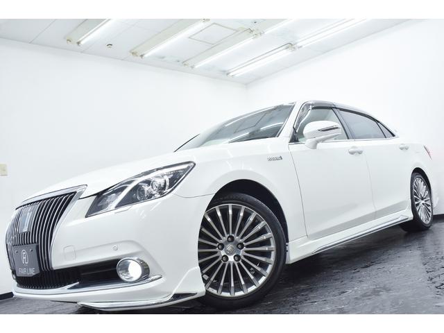 クラウンマジェスタ Fバージョン 黒革・新品モデリスタ仕様フルエアロ・純正OP18inアルミホイール・特別1年保証・走行無制限・レーダークルーズ・クリアランスソナー・オートハイビーム・音楽録音・DVD再生・地デジ・Bluetooth(7枚目)