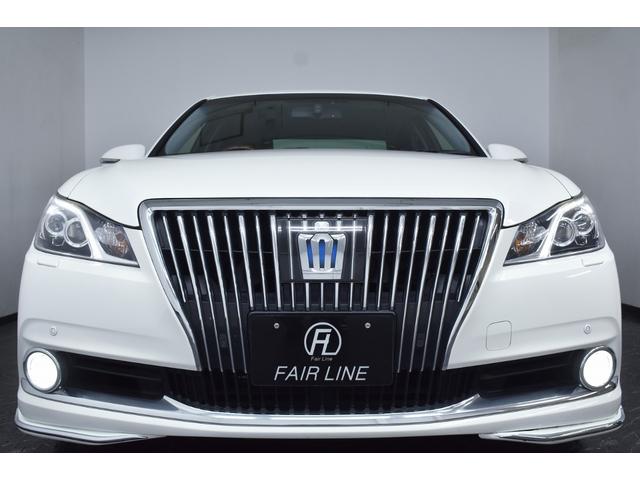 クラウンマジェスタ Fバージョン 黒革・新品モデリスタ仕様フルエアロ・純正OP18inアルミホイール・特別1年保証・走行無制限・レーダークルーズ・クリアランスソナー・オートハイビーム・音楽録音・DVD再生・地デジ・Bluetooth(9枚目)