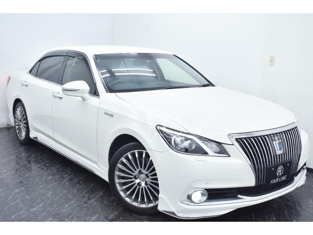 クラウンマジェスタ Fバージョン 黒革・新品モデリスタ仕様フルエアロ・純正OP18inアルミホイール・特別1年保証・走行無制限・レーダークルーズ・クリアランスソナー・オートハイビーム・音楽録音・DVD再生・地デジ・Bluetooth(12枚目)