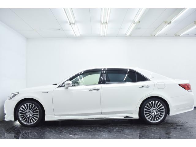 クラウンマジェスタ Fバージョン 黒革・新品モデリスタ仕様フルエアロ・純正OP18inアルミホイール・特別1年保証・走行無制限・レーダークルーズ・クリアランスソナー・オートハイビーム・音楽録音・DVD再生・地デジ・Bluetooth(17枚目)