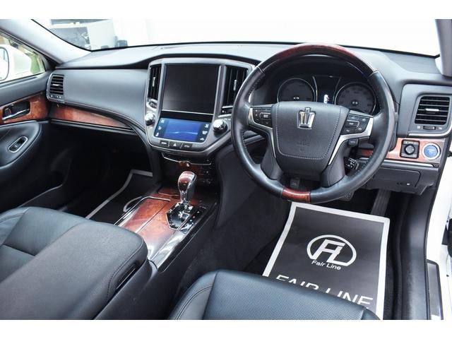 クラウンマジェスタ Fバージョン 黒革・新品モデリスタ仕様フルエアロ・純正OP18inアルミホイール・特別1年保証・走行無制限・レーダークルーズ・クリアランスソナー・オートハイビーム・音楽録音・DVD再生・地デジ・Bluetooth(32枚目)