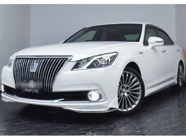 クラウンマジェスタ Fバージョン 黒革・新品モデリスタ仕様フルエアロ・純正OP18inアルミホイール・特別1年保証・走行無制限・レーダークルーズ・クリアランスソナー・オートハイビーム・音楽録音・DVD再生・地デジ・Bluetooth(66枚目)