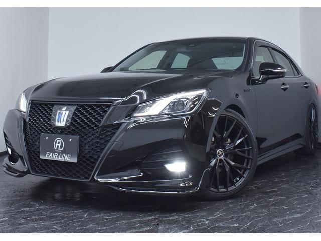 クラウンハイブリッド アスリートＳ　後期・新品ＴＲＤ仕様エアロ・新品アルミホイール・新品タイヤ・ＢＬＡＣＫカスタムライト・ＢＬＡＣＫカスタムテール・特別１年保証・走行無制限・レーダークルーズ・３６０°カメラ・Ｂｌｕｅｔｏｏｔｈ・ドラレコ（66枚目）