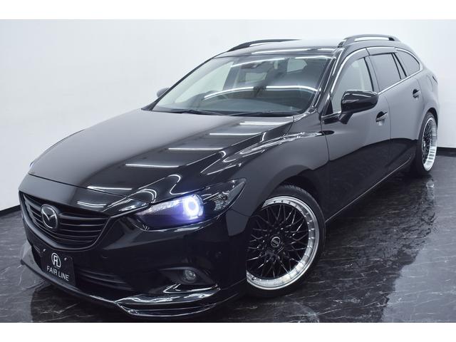 アテンザワゴン ＸＤ　新品エアロ・新品ホイール＆新品タイヤ・イカリングＢＬＡＣＫカスタムライト・ＢＬＡＣＫカスタムテール・１年保証・走行無制限・レーダークルーズ・地デジ・Ｂｌｕｅｔｏｏｔｈ・記録簿・ワンオーナー・ドラレコ（6枚目）