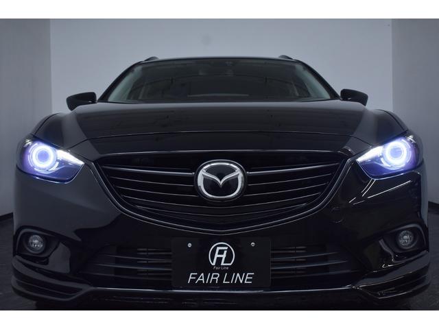 アテンザワゴン ＸＤ　新品エアロ・新品ホイール＆新品タイヤ・イカリングＢＬＡＣＫカスタムライト・ＢＬＡＣＫカスタムテール・１年保証・走行無制限・レーダークルーズ・地デジ・Ｂｌｕｅｔｏｏｔｈ・記録簿・ワンオーナー・ドラレコ（10枚目）