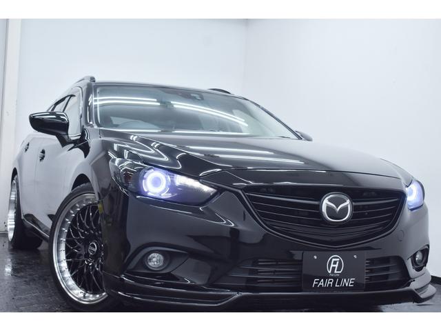 アテンザワゴン ＸＤ　新品エアロ・新品ホイール＆新品タイヤ・イカリングＢＬＡＣＫカスタムライト・ＢＬＡＣＫカスタムテール・１年保証・走行無制限・レーダークルーズ・地デジ・Ｂｌｕｅｔｏｏｔｈ・記録簿・ワンオーナー・ドラレコ（11枚目）