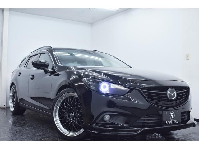 アテンザワゴン ＸＤ　新品エアロ・新品ホイール＆新品タイヤ・イカリングＢＬＡＣＫカスタムライト・ＢＬＡＣＫカスタムテール・１年保証・走行無制限・レーダークルーズ・地デジ・Ｂｌｕｅｔｏｏｔｈ・記録簿・ワンオーナー・ドラレコ（12枚目）