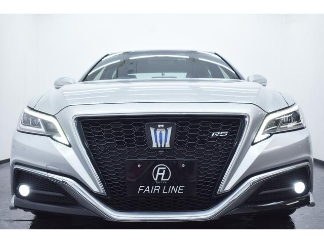 クラウンハイブリッド ＲＳアドバンス　黒革・専用１８ｉｎメッキアルミホイール・ＴＯＹＯＴＡセーフティセンス・特別１年保証・走行無制限・レーダークルーズ・３６０°カメラ・音楽録音・ＤＶＤ再生・地デジ・Ｂｌｕｅｔｏｏｔｈ接続・ドラレコ（8枚目）