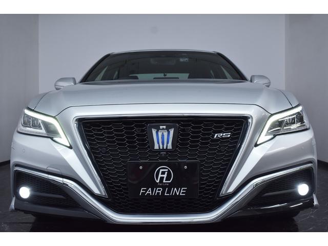 クラウンハイブリッド ＲＳアドバンス　黒革・専用１８ｉｎメッキアルミホイール・ＴＯＹＯＴＡセーフティセンス・特別１年保証・走行無制限・レーダークルーズ・３６０°カメラ・音楽録音・ＤＶＤ再生・地デジ・Ｂｌｕｅｔｏｏｔｈ接続・ドラレコ（9枚目）