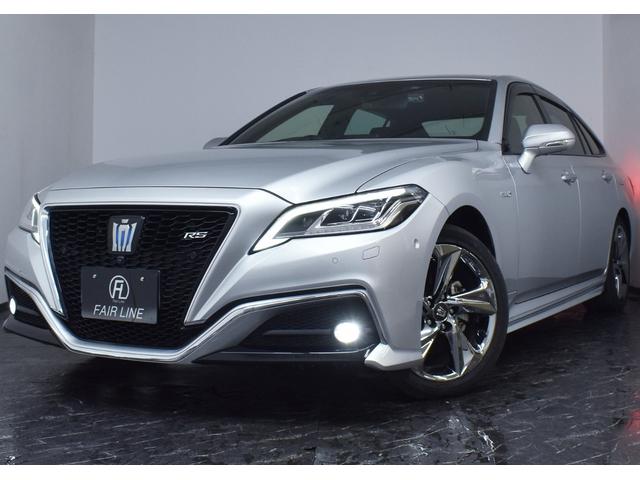 クラウンハイブリッド ＲＳアドバンス　黒革・専用１８ｉｎメッキアルミホイール・ＴＯＹＯＴＡセーフティセンス・特別１年保証・走行無制限・レーダークルーズ・３６０°カメラ・音楽録音・ＤＶＤ再生・地デジ・Ｂｌｕｅｔｏｏｔｈ接続・ドラレコ（58枚目）