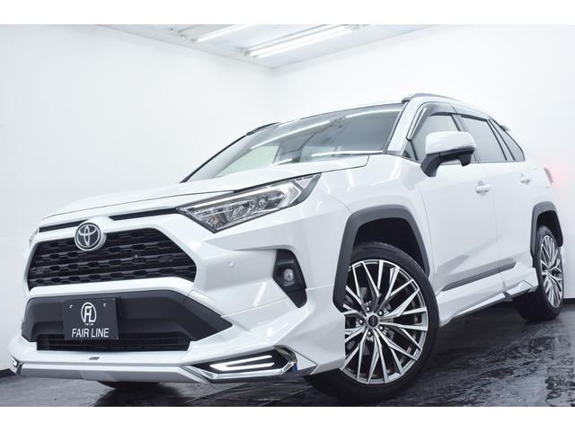 RAV4 X 後期・サンルーフ・モデリスタフルエアロ・社外アルミホイール・TOYOTAセーフティセンス・特別1年保証・走行無制限・レーダークルーズ・クリアランスソナー・Bluetooth接続・記録簿・ワンオーナー(5枚目)