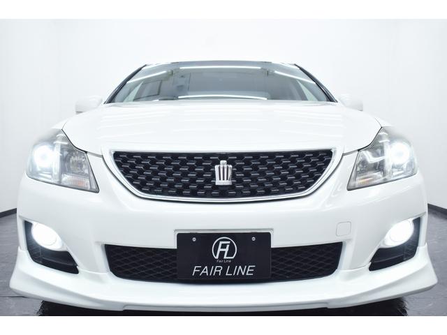クラウン 2.5アスリート アニバーサリーエディション 新品エアロ・wedsアルミホイール・車高調・イカリングBLACKカスタムライト・特別1年保証・走行無制限・クルーズコントロール・音楽録音・DVD再生・地デジ・Bluetooth・バックモニター・記録簿(8枚目)