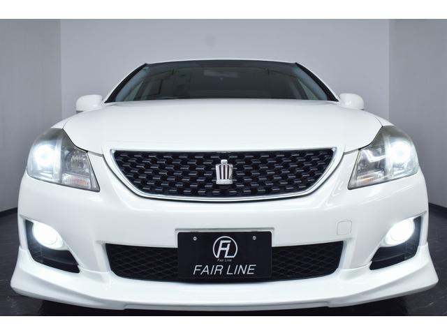 クラウン 2.5アスリート アニバーサリーエディション 新品エアロ・wedsアルミホイール・車高調・イカリングBLACKカスタムライト・特別1年保証・走行無制限・クルーズコントロール・音楽録音・DVD再生・地デジ・Bluetooth・バックモニター・記録簿(9枚目)