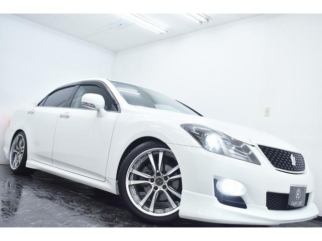 クラウン 2.5アスリート アニバーサリーエディション 新品エアロ・wedsアルミホイール・車高調・イカリングBLACKカスタムライト・特別1年保証・走行無制限・クルーズコントロール・音楽録音・DVD再生・地デジ・Bluetooth・バックモニター・記録簿(13枚目)