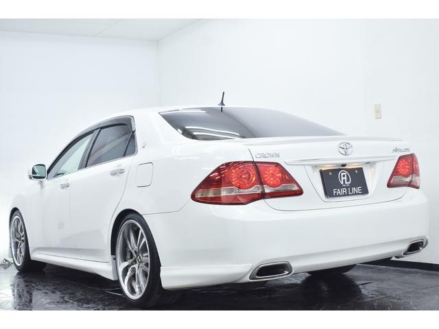 クラウン 2.5アスリート アニバーサリーエディション 新品エアロ・wedsアルミホイール・車高調・イカリングBLACKカスタムライト・特別1年保証・走行無制限・クルーズコントロール・音楽録音・DVD再生・地デジ・Bluetooth・バックモニター・記録簿(16枚目)