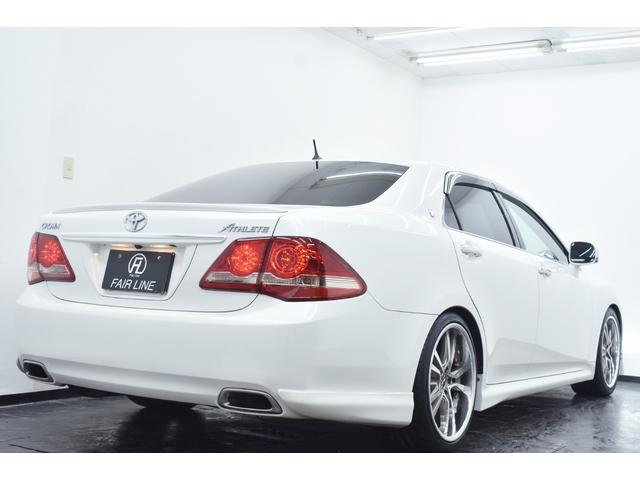 クラウン 2.5アスリート アニバーサリーエディション 新品エアロ・wedsアルミホイール・車高調・イカリングBLACKカスタムライト・特別1年保証・走行無制限・クルーズコントロール・音楽録音・DVD再生・地デジ・Bluetooth・バックモニター・記録簿(18枚目)