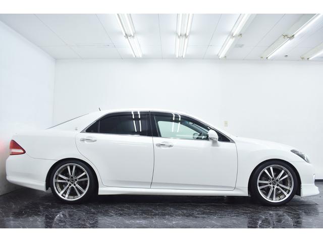 クラウン 2.5アスリート アニバーサリーエディション 新品エアロ・wedsアルミホイール・車高調・イカリングBLACKカスタムライト・特別1年保証・走行無制限・クルーズコントロール・音楽録音・DVD再生・地デジ・Bluetooth・バックモニター・記録簿(19枚目)