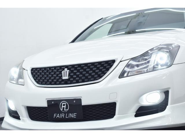 クラウン 2.5アスリート アニバーサリーエディション 新品エアロ・wedsアルミホイール・車高調・イカリングBLACKカスタムライト・特別1年保証・走行無制限・クルーズコントロール・音楽録音・DVD再生・地デジ・Bluetooth・バックモニター・記録簿(24枚目)