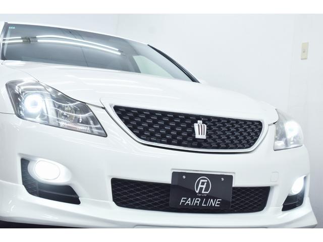 クラウン 2.5アスリート アニバーサリーエディション 新品エアロ・wedsアルミホイール・車高調・イカリングBLACKカスタムライト・特別1年保証・走行無制限・クルーズコントロール・音楽録音・DVD再生・地デジ・Bluetooth・バックモニター・記録簿(25枚目)