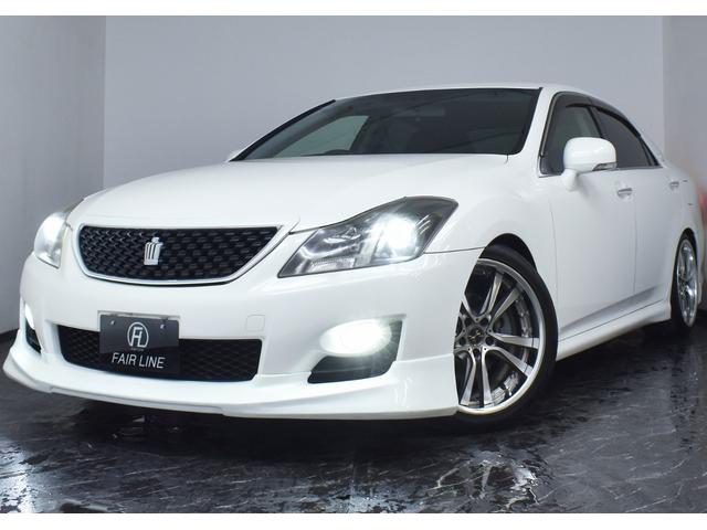 クラウン 2.5アスリート アニバーサリーエディション 新品エアロ・wedsアルミホイール・車高調・イカリングBLACKカスタムライト・特別1年保証・走行無制限・クルーズコントロール・音楽録音・DVD再生・地デジ・Bluetooth・バックモニター・記録簿(66枚目)