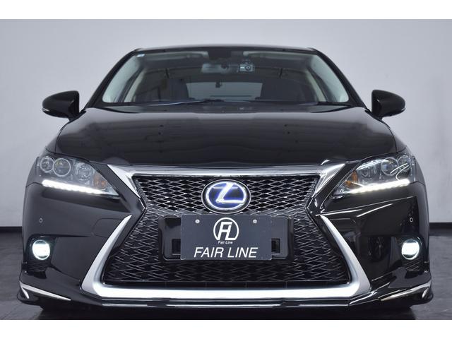 CT CT200h バージョンC 黒革・新品後期Fスポ仕様スピンドルフェイス・新品アルミホイール・新品タイヤ・BLACKカスタムライト・BLACKカスタムテール・1年保証・走行無制限・純正SDマルチナビ・Bluetooth・ドラレコ(10枚目)