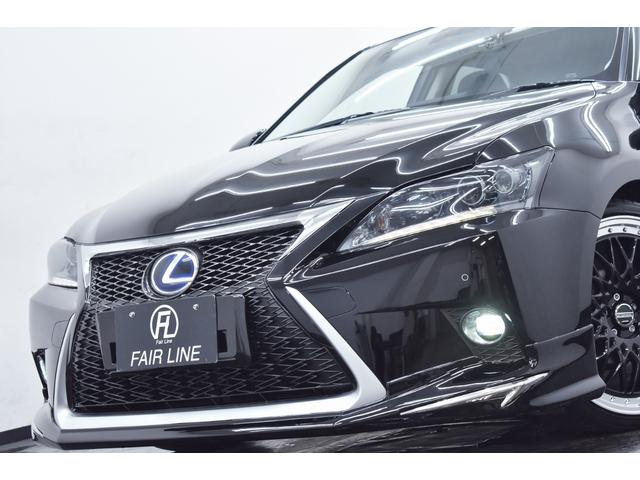 CT CT200h バージョンC 黒革・新品後期Fスポ仕様スピンドルフェイス・新品アルミホイール・新品タイヤ・BLACKカスタムライト・BLACKカスタムテール・1年保証・走行無制限・純正SDマルチナビ・Bluetooth・ドラレコ(18枚目)