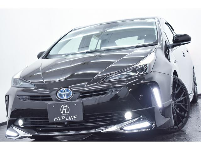 プリウス Ａ　後期・新品モデリスタ仕様フルエアロ・新品アルミホイール・新品タイヤ・ＢＬＡＣＫカスタムライト＆テール・特別１年保証・走行無制限・レーダークルーズ・地デジ・Ｂｌｕｅｔｏｏｔｈ・記録簿・ドラレコ（4枚目）