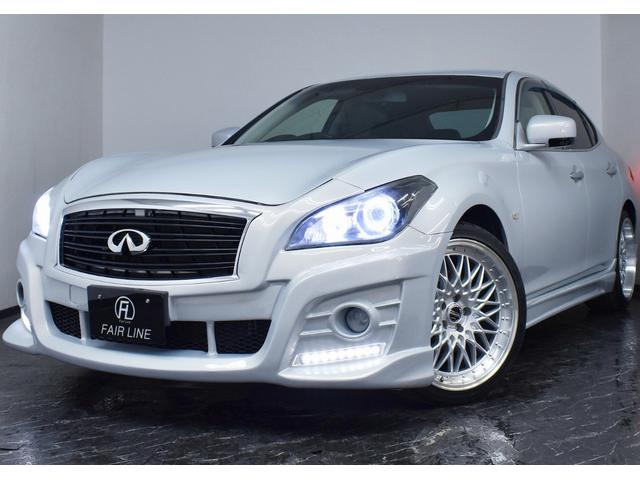 フーガ ２５０ＧＴ　Ａパッケージ　黒ハーフレザー・新品インパル仕様フルエアロ・新品アルミホイール・新品タイヤ・イカリングＢＬＡＣＫカスタムライト・特別１年保証・走行無制限・クルーズコントロール・ＤＶＤ再生・地デジ・Ｂｌｕｅｔｏｏｔｈ（66枚目）