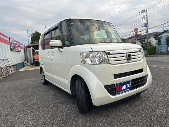 Ｎ－ＢＯＸ Ｇ・Ｌパッケージ　エアコン　パワーステアリング　パワーウインドウ　運転席　助手席エアバック　ナビ　バックカメラ　両側電動スライドドア　アイドリングストップ　車検２年付き（3枚目）