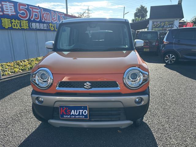 ハスラー Ｘ　エアコン　パワーウインドウ　パワーステアリング　運転席　助手席エアバック　ナビ　ＥＴＣ　衝突被害軽減ブレーキ　運転席シートヒーター　車検２年付き　ホワイト２トーンルーフ（2枚目）